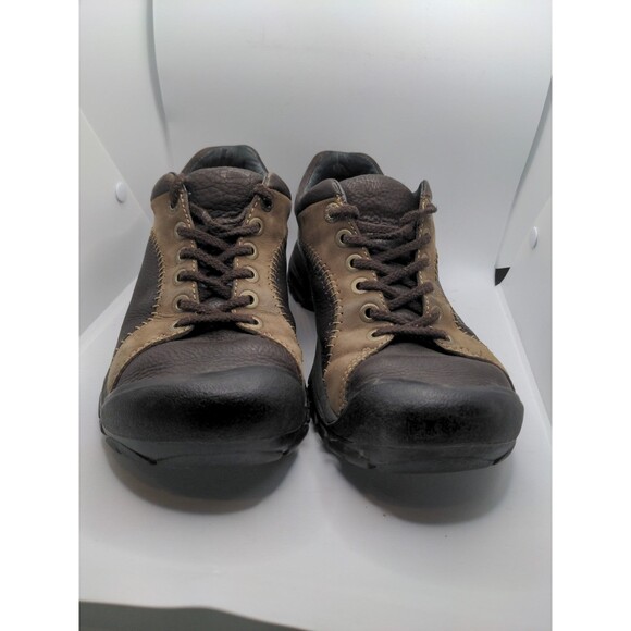 KEEN Two-tone Brown Leather Lace-up Shoes Sneakers - Men’s 8.5 main image 4